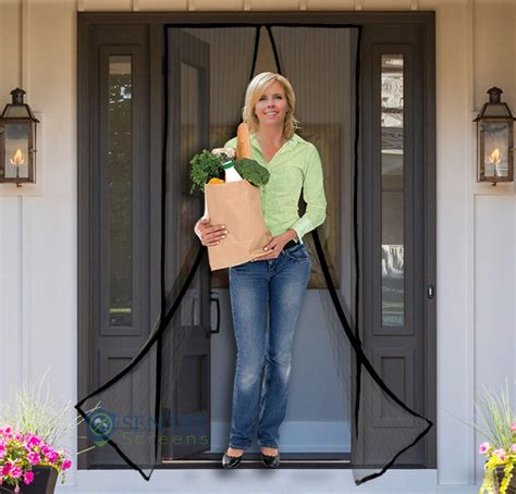 screen door with magnetic closure|self closing screen door magnetic.